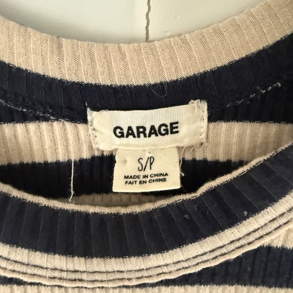 Garage | Size S | Striped Ribbed Tank Top - Picture 5 of 5